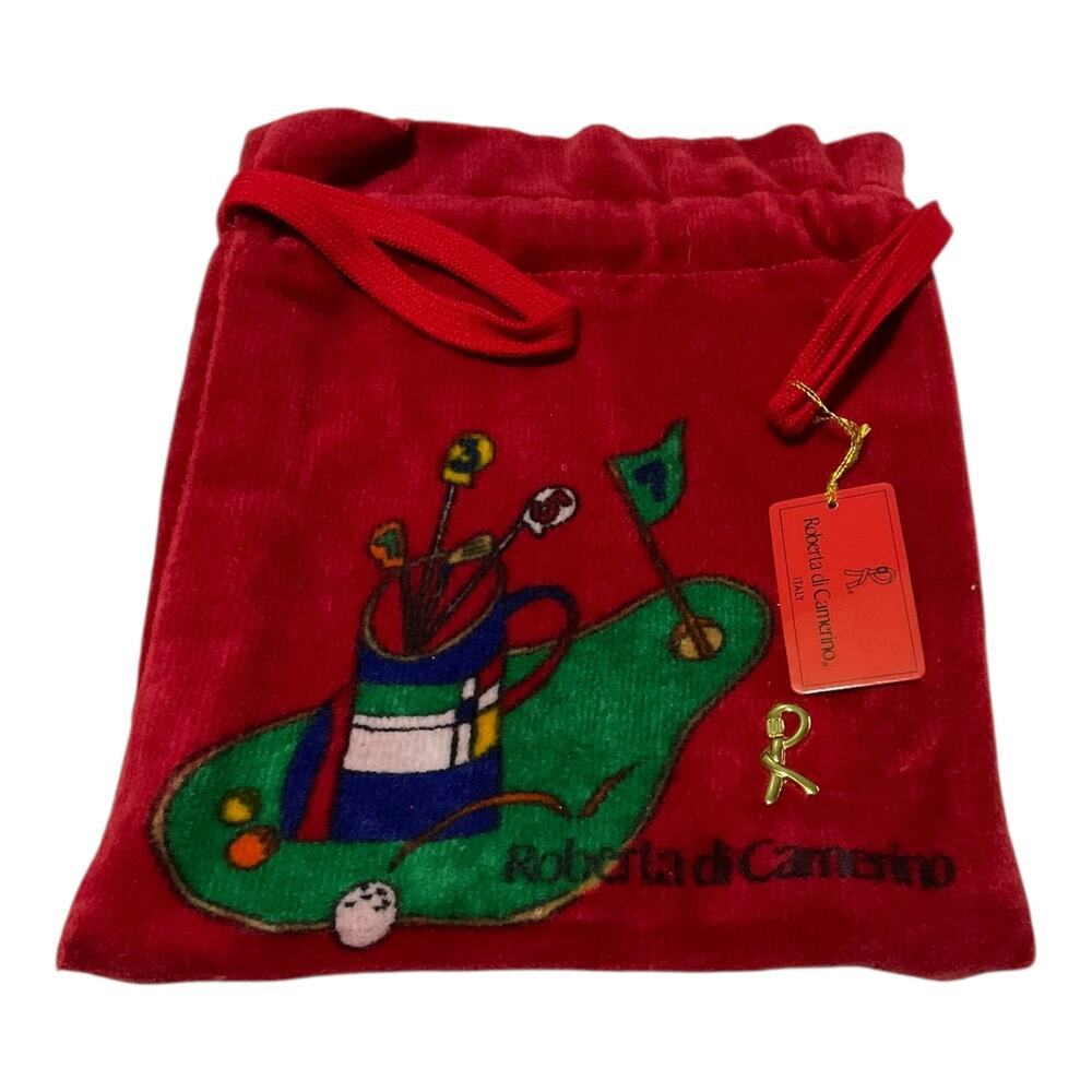 Roberta Di Camerino Velvet Pouch Bag NWT - Picture 12 of 12